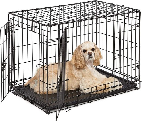 Underdog metal dog crate - dog,