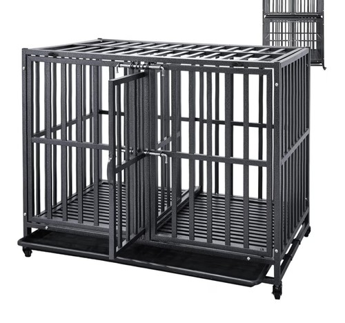 Stackable dog cage with - 38",
