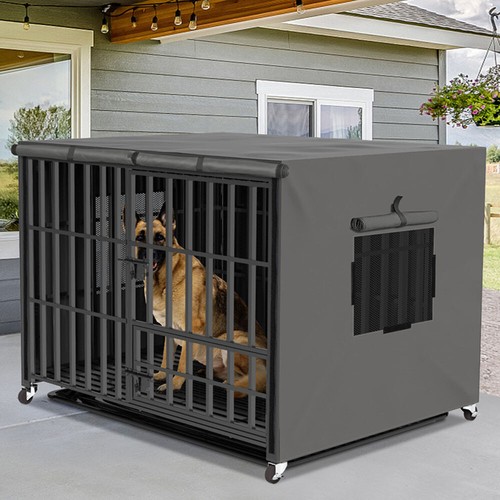 Heavy duty dog crate large - crate, pet