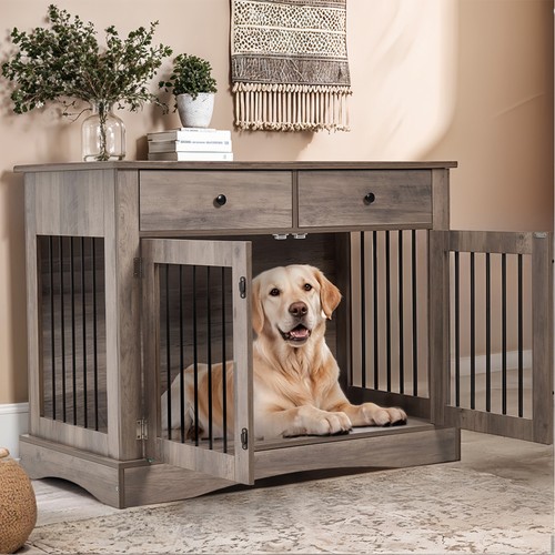Large dog crate furniture - large,