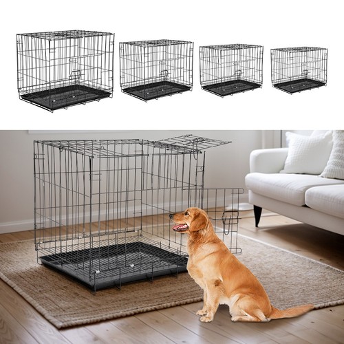 Dog cage pet puppy - dog, wire