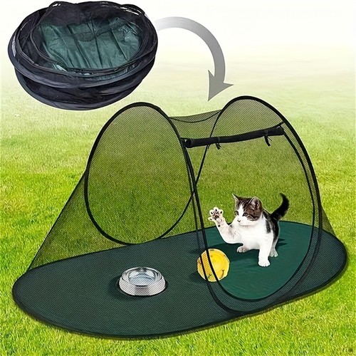 Foldable soft dog crate cat - soft,