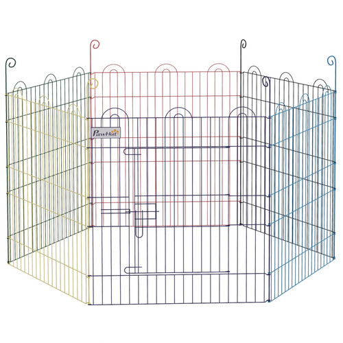 Pawhut pet playpen dog puppy - pawhut,
