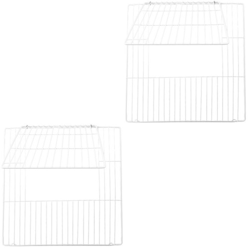 Reusable white iron wire dog - white,