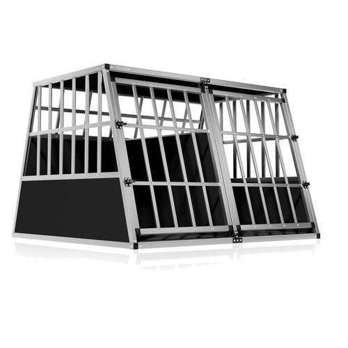 Large aluminium dog crate xxl - large,