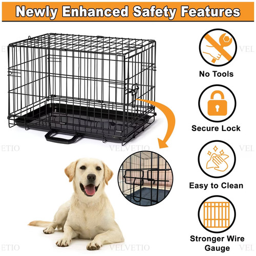 Dog cage puppy pet crate - puppy,