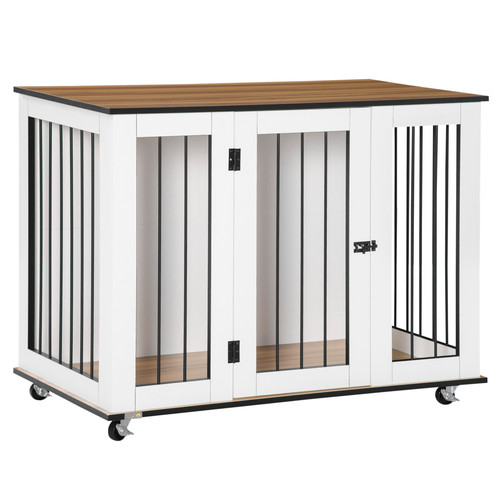 Pawhut dog crate furniture - pawhut,