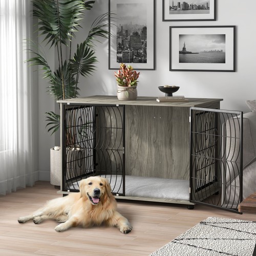Pawhut dog crate - dog,