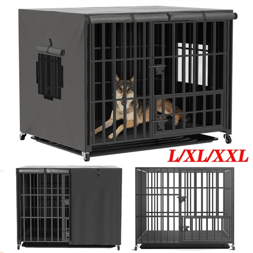 Xxl covered dog crate heavy - dog,