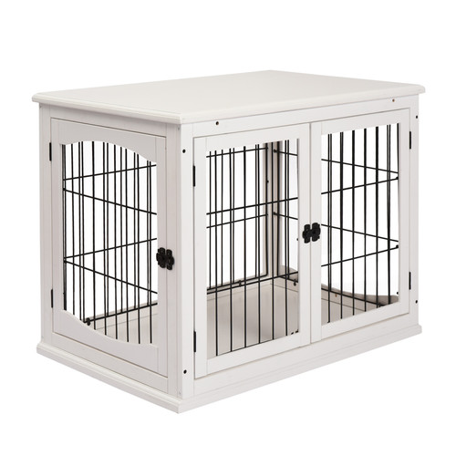 Pawhut wooden dog - dog, crate
