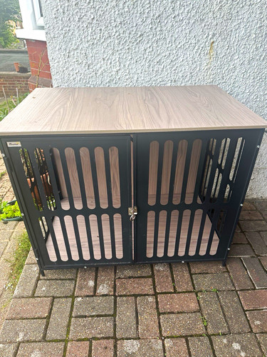Pawhut double wooden - pawhut, cage