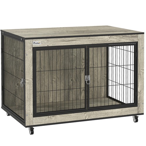 Pawhut dog crate furniture - pawhut,