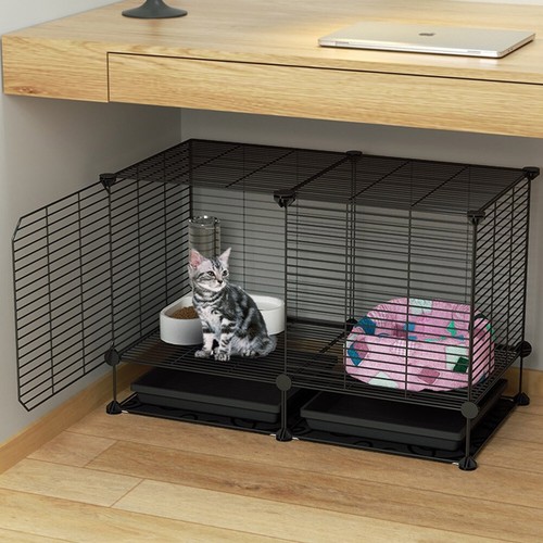 Large metal dog crate - dog, cage