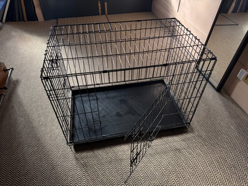 Heavy duty deluxe dog crate - deluxe,