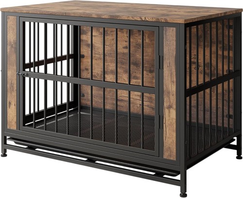 Foubam wooden dog - wooden, crate