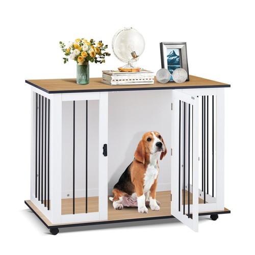 Wooden puppy cage furniture - wooden,